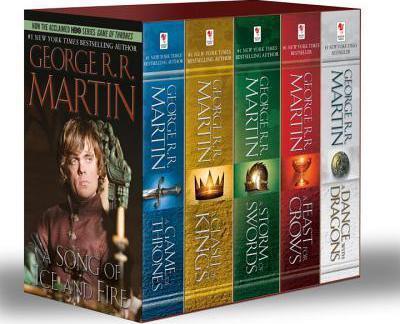 A song of ice and fire game of thrones 5 books box set